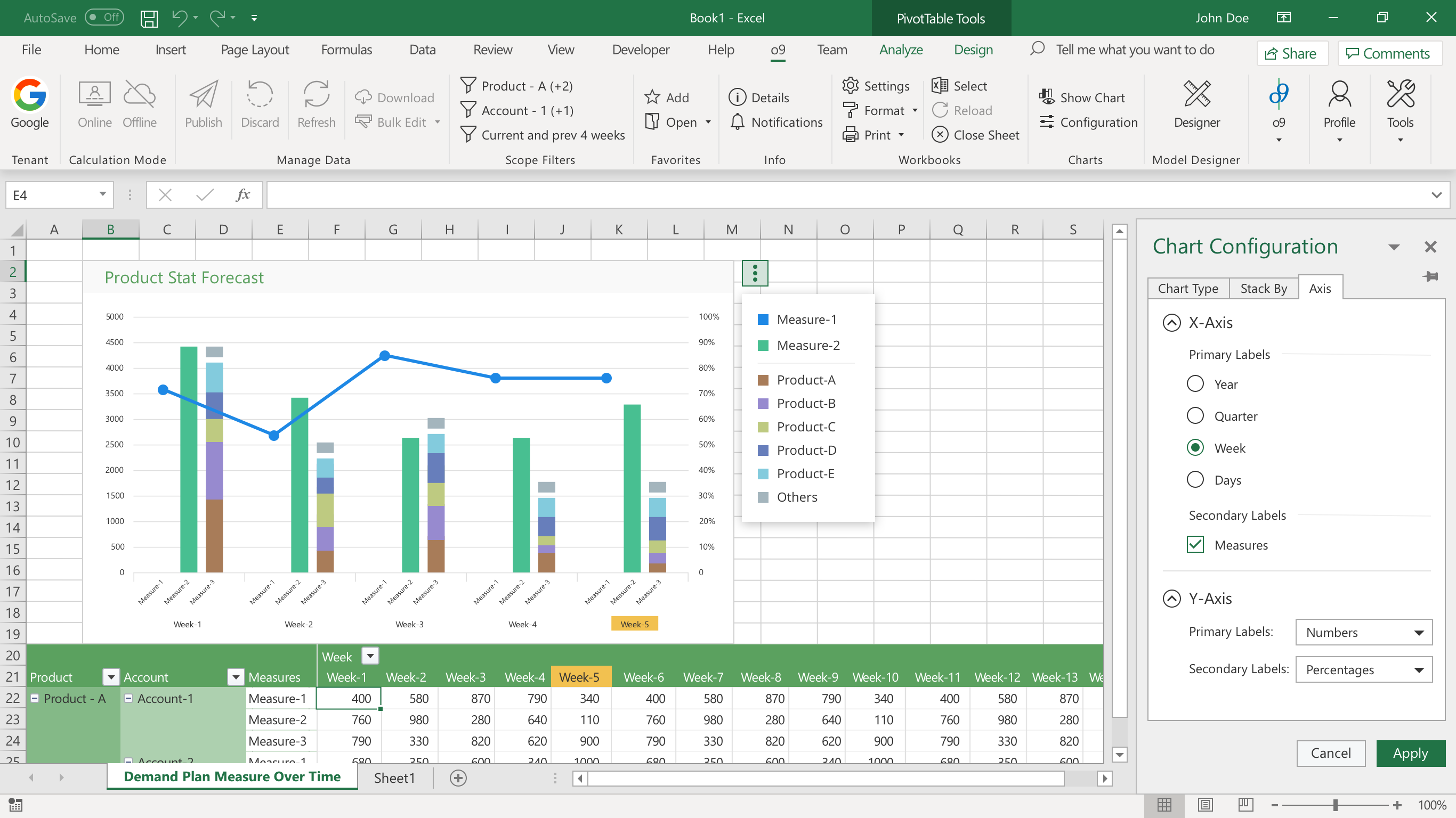Connected Excel